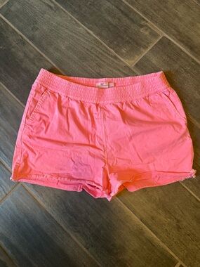 Vineyard Vines Pink Elastic-Waist Shorts